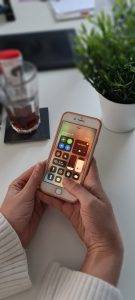 NFC button in the control center