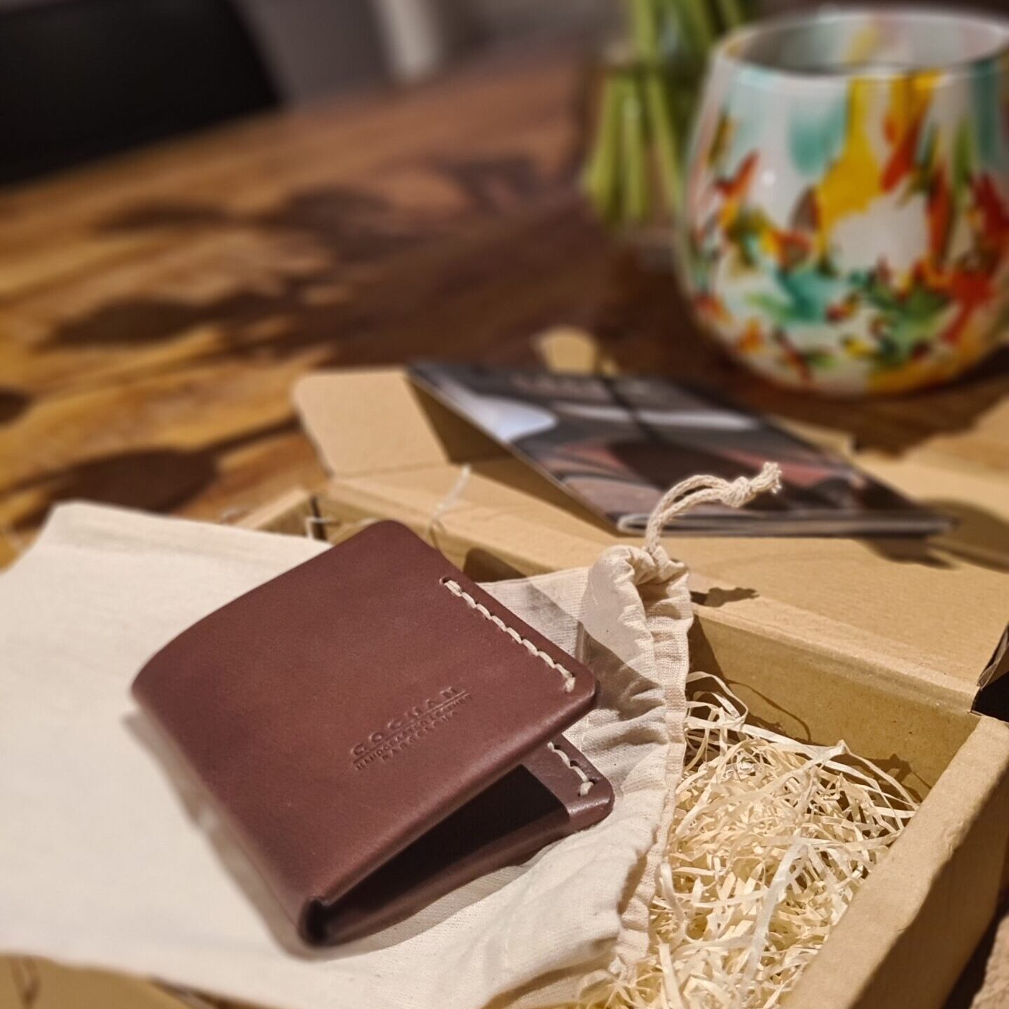 Leather Bifold Smart Wallet