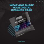 RAD Digital Bracelet Abstract Blue