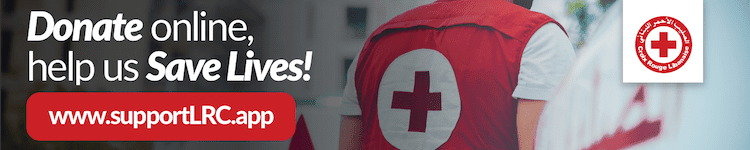 Lebanon RAD Bracelet. Donate Now! help us save lives! Lebanese Red Cross